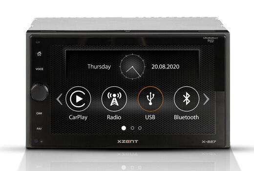 XZENT 2-Din DAB+ Infotainer mit CarPlay und HDMI