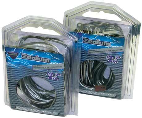ZEALUM ISO-DIN Speaker-Kabel 6m x 4 Kanal
