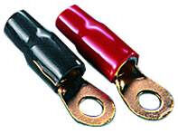 Ringterminal 20mm rot / schwarz