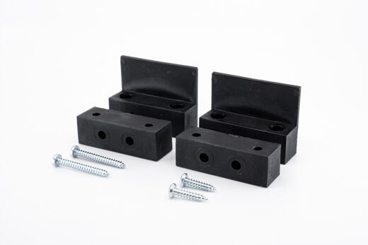 Thitronik Montageadapter schwarz (2er Pack)