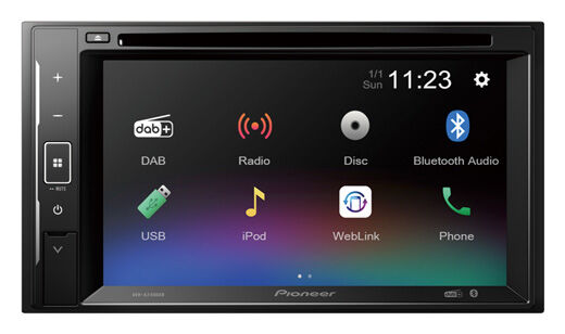 PIONEER AVH-A240DAB 2-DIN Moniceiver mit DAB+