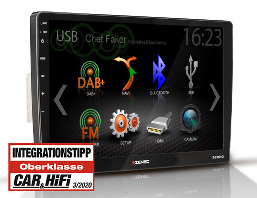 ZENEC 10.1 Zoll E>GO Core Infotainer