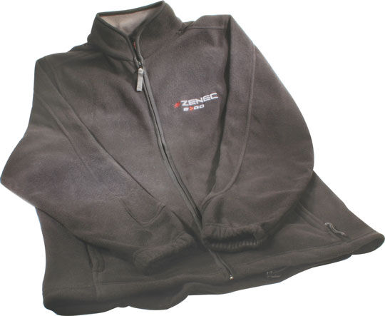Fleece Jacke ZENEC schwarz Gr.XXL