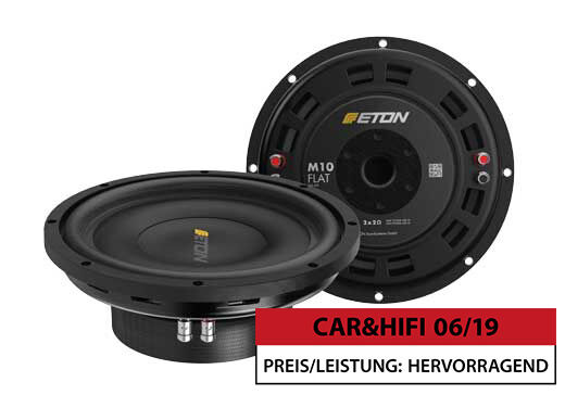 ETON Move M10FLAT 25 cm Flachsubwoofer Chassis